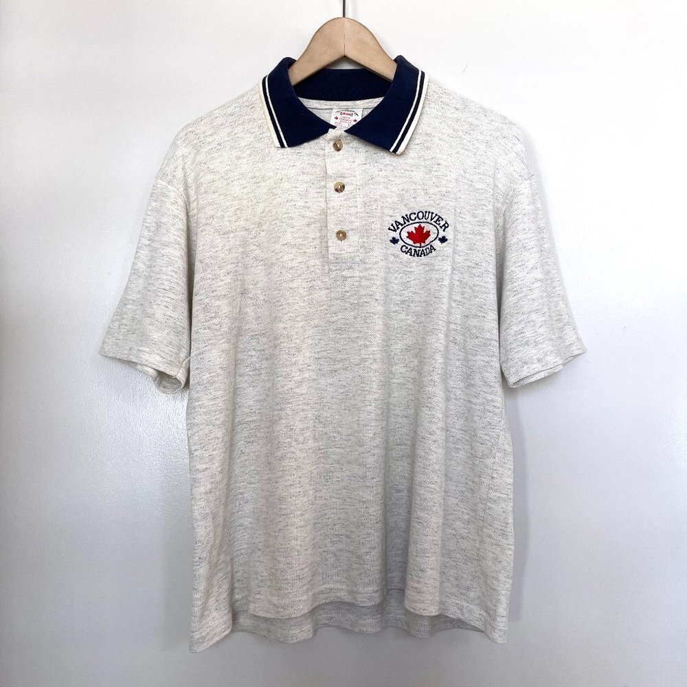 Vintage Vancouver Polo Shirt Sz Small